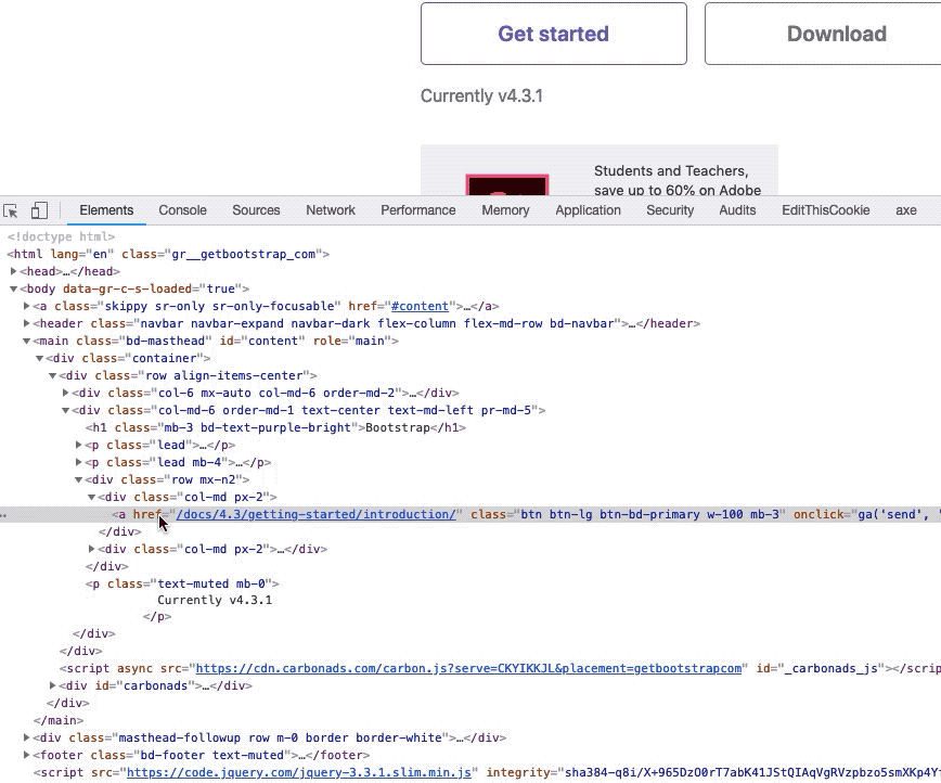 Copy JS path from browser devtools