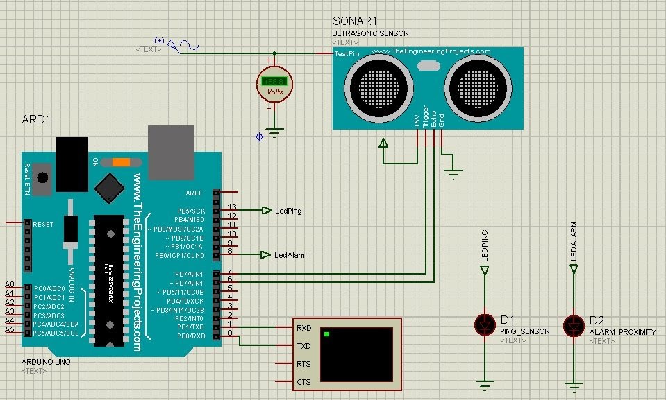 Piezo Sensor Library in Proteus