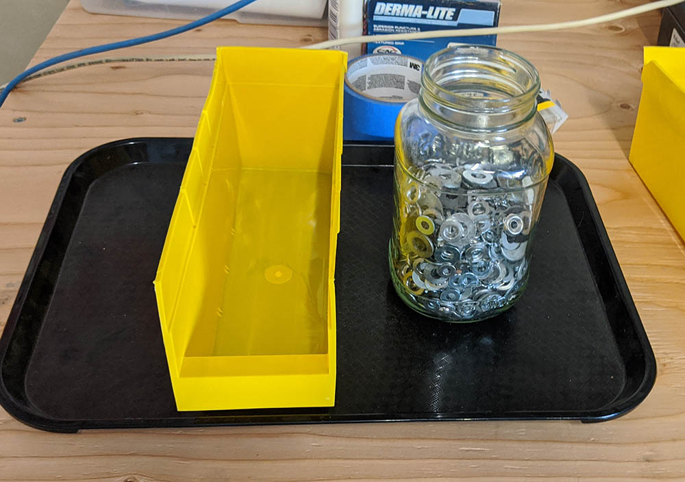 The Scratching Post Organizing Nuts, Screws, Bolts and Washers