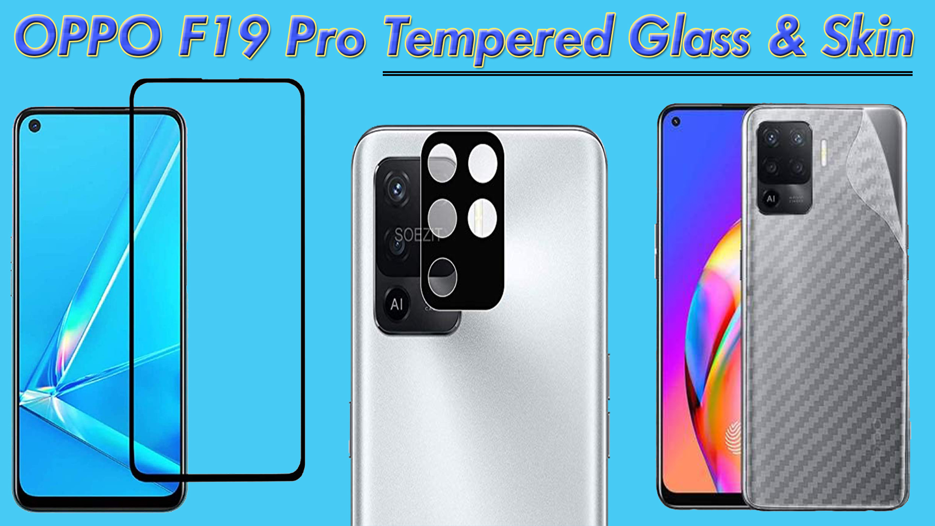 Oppo F19 Pro / F19 Pro Plus Full Tempered Glass Camera Glass Nxt