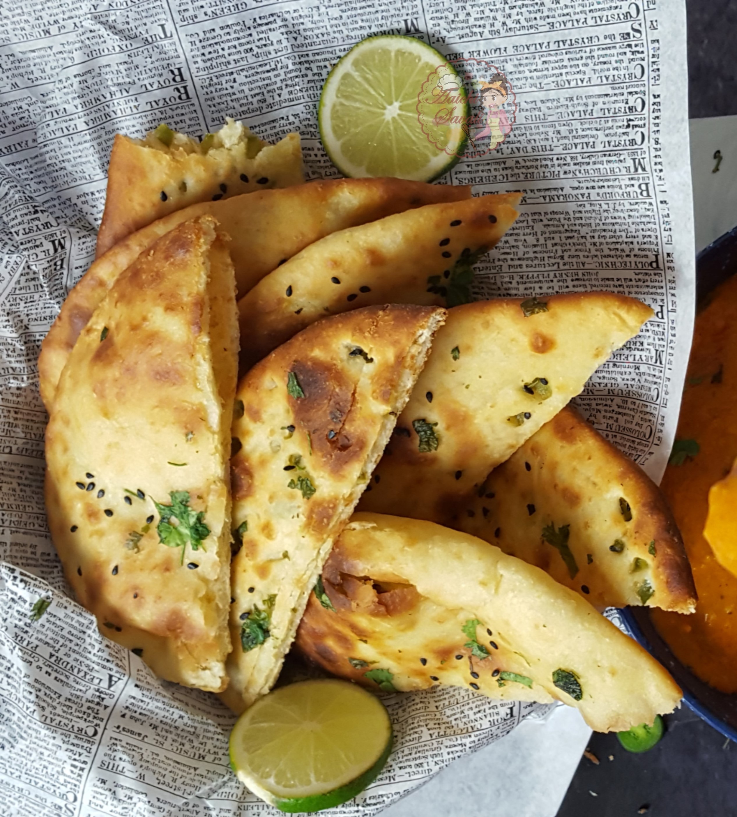 Tandoori Naan in an Air Fryer and Oven Best Homemade Naan Recipe