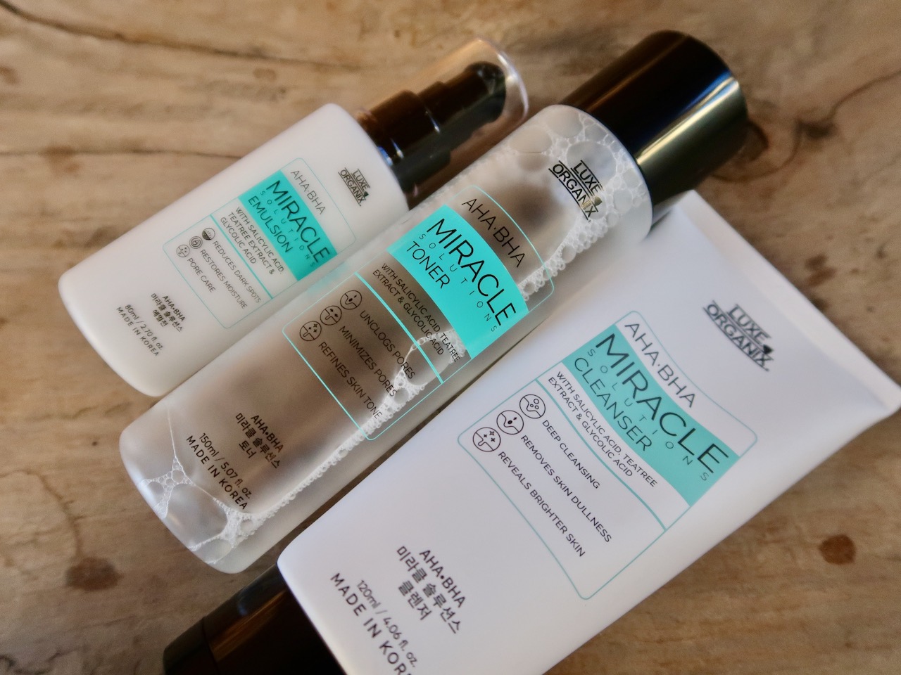 Luxe Organix Aha Bha Miracle Solutions Skin Care Review Great For Acne Prone And Rough Skin The Beauty Junkee