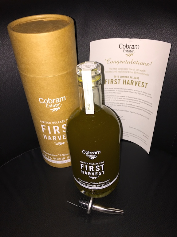 Cobram Estate First Harvest Limited Release 2015 Extra Virgin Olive Oil