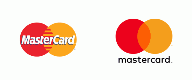 Logo Form Simplification - Mastercard Trend Desain Logo 2017 - Form Simplification