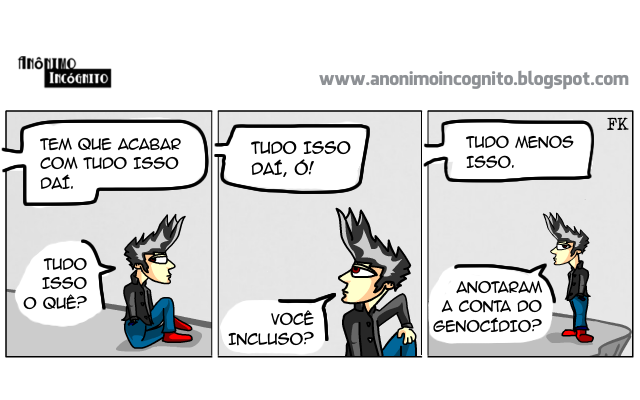 tirinha do anonimo incognito: a conta