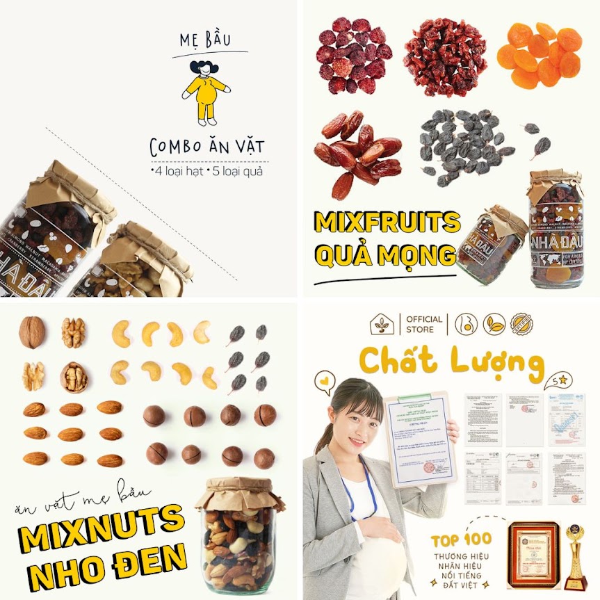 [A36] Combo dinh dưỡng bữa sáng cho Bà Bầu mới mang thai