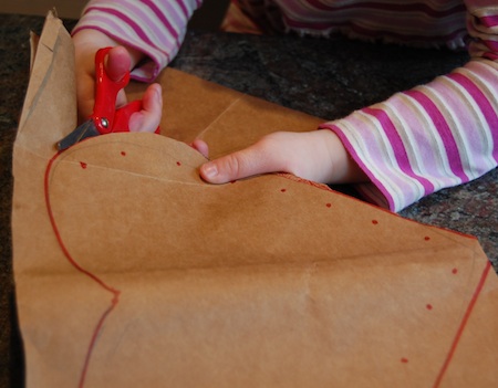 como hacer bolsos de papel