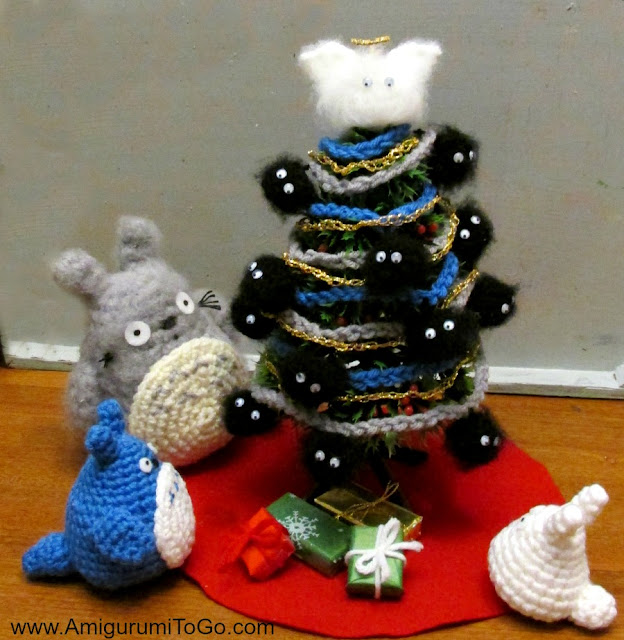 Soot Sprite Christmas Tree Tiny Sprite Crochet Pattern