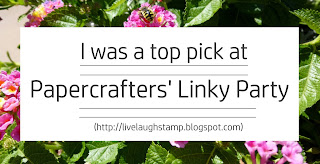 Papercrafters' Linky Party Winner