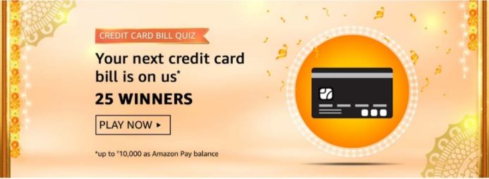 Amazon Pay Gift Cards Quiz Answers Win 10 000 Pay Balance