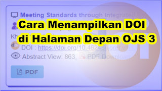 Cara Menampilkan DOI di Halaman Depan OJS 3