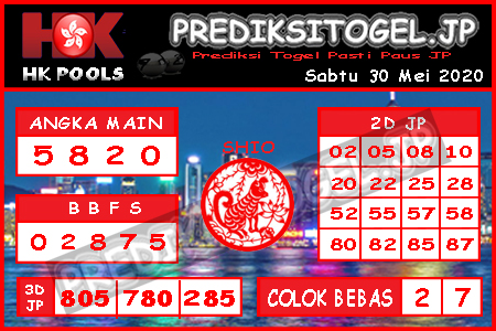 Prediksi Togel Hongkong Sabtu 30 Mei 2020 Forum Prediksitogel Jp