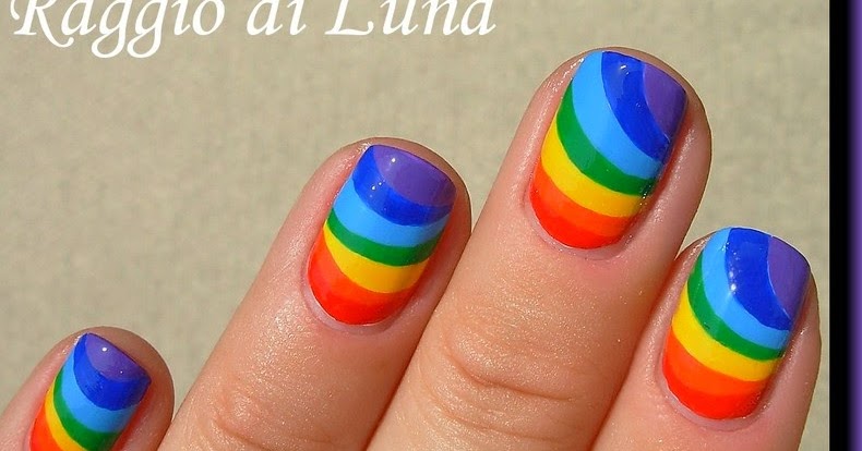 Raggio di Luna Nails: Rainbow nails