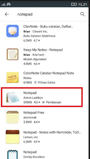 Cara Menulis Catatan Penting di HP Android