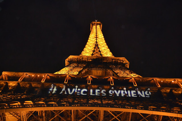 Paris - Night view of Eiffel Tower, Paris 