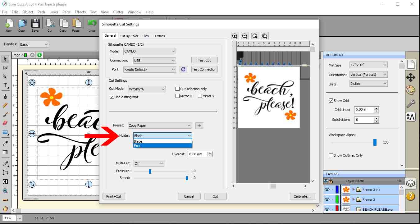 Sure Cuts A Lot 4 Basics Cutter set up Design Bundles