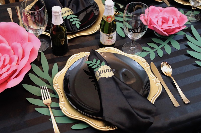 DIY napkin rings with Cricut Explore Air 2 LAURA'S little PARTY
