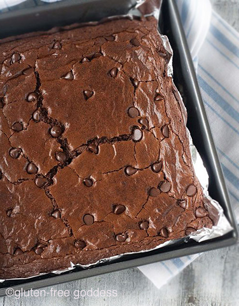 Dark Chocolate Brownies- The Best Gluten-Free Recipe