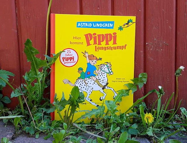 Pippi feiert Geburtstag: 75 Jahre Pippi Langstrumpf. Das Bilderbuch "Hier kommt Pippi Langstrumpf" mit den schwedischen Original-Illustrationen von Ingrid Vang Nyman.