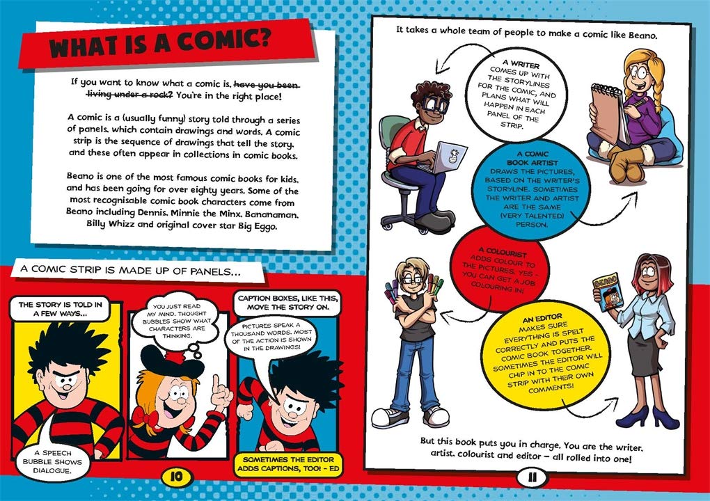 Read It Daddy Beano How To Make A Comic By Nigel Parkinson