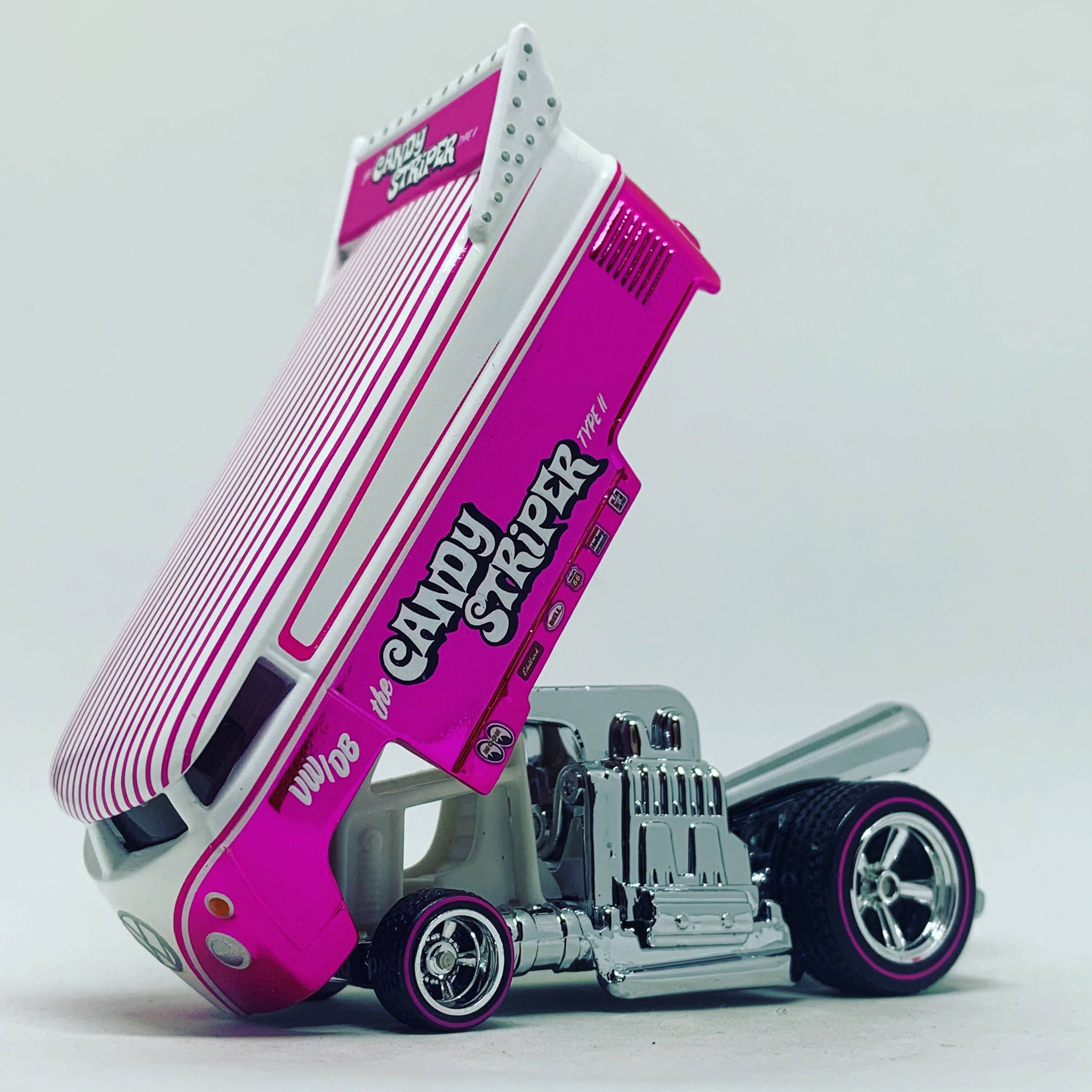 JULIAN'S HOT WHEELS BLOG Candy Striper Volkswagen Drag Bus (2021 RLC