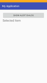 SingleChoice AlertDialog in Android (Kotlin)