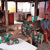 Babinsa Koramil Persiapan Sorong Utara Kodim1802/Sorong, Gencarkan Komsos Prokes Covid-19