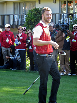 Musician Charles Kelley (of the band Lady Antebellum) at the AT&T Pebble Beach National Pro-Am Golf Tournament