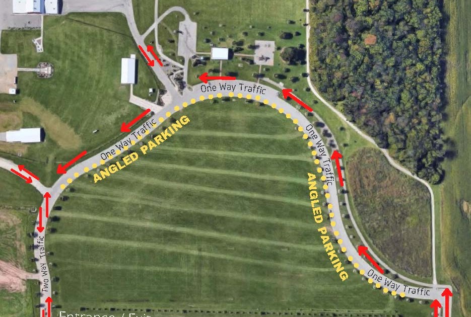 Greenville, Wisconsin Lions Park Traffic Flow and Parking Change