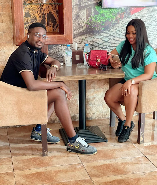 Love is in the air! Adeniyi Johnson shares romantic photos of him and his wife (Photos)