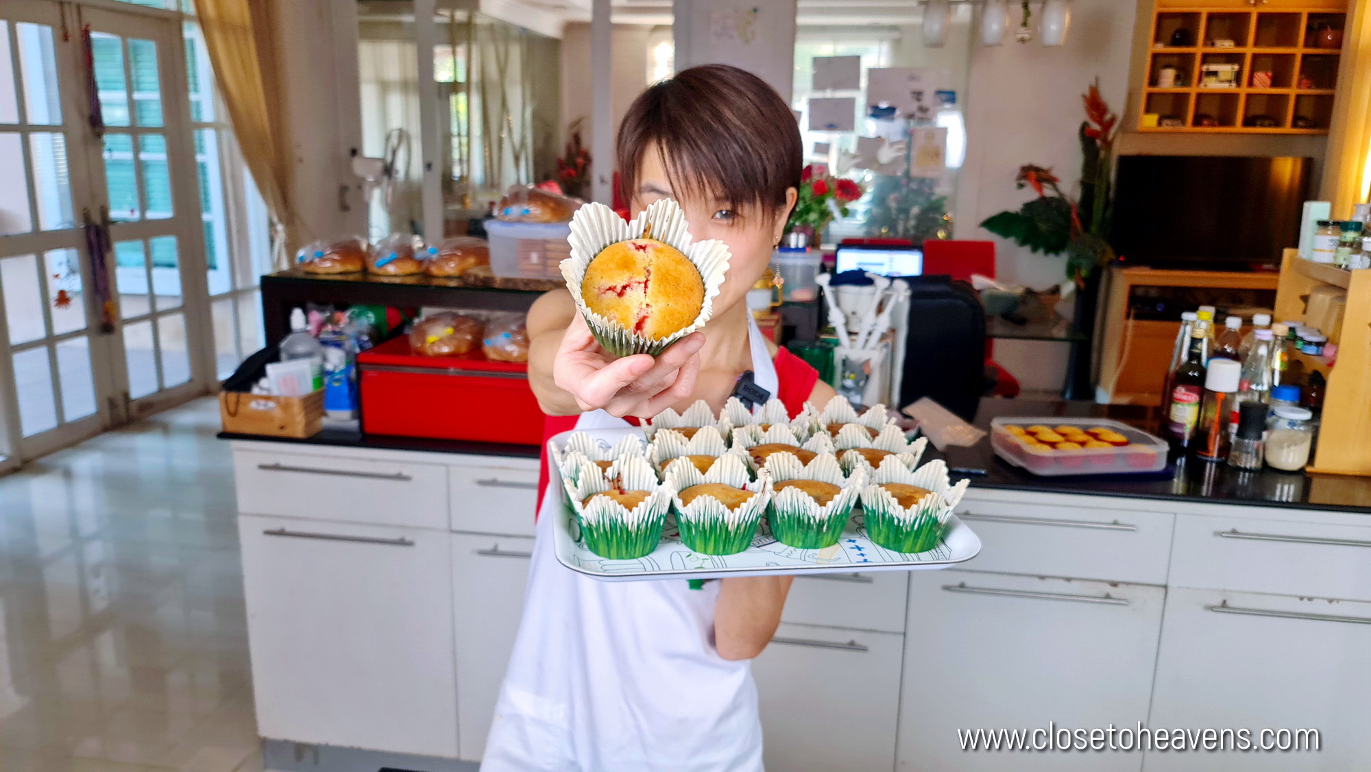 Best Strawberry Muffins สูตร มัฟฟิน สตรอเบอร์รี่