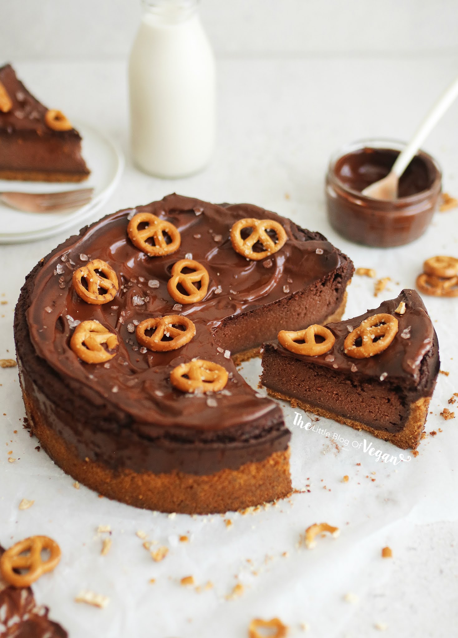 Baked Vegan Chocolate Cheesecake recipe