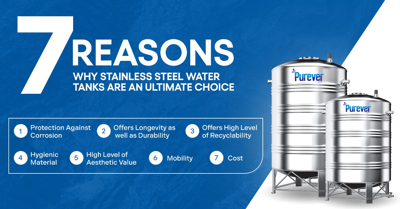 Stainless Steel Water Tanks 7 REASONS WHY STAINLESS STEEL WATER TANKS