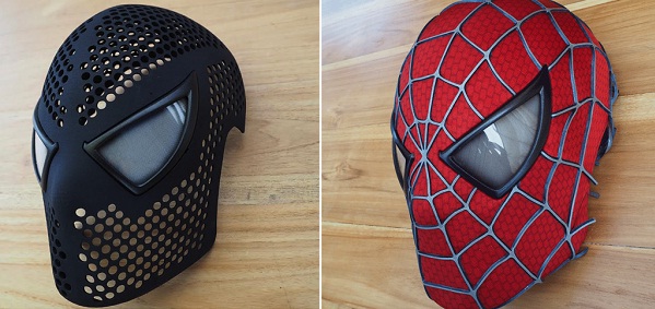Respetuoso del medio ambiente dirección Baya Galaxy Fantasy: Ya pudedes tener tu propia mascara de Spiderman creada por  una impresora 3D
