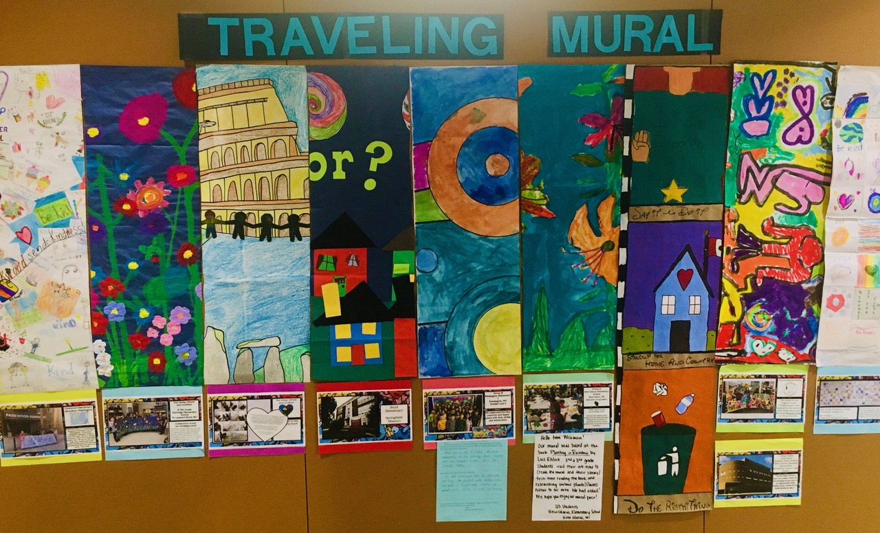 Shoreline Area News Parkwood Elementary participates in Traveling Mural