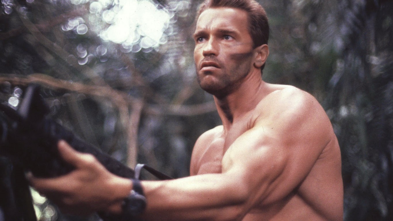 "Predator" (1987) Arnold Schwarzenegger, reżyseria John McTiernan 