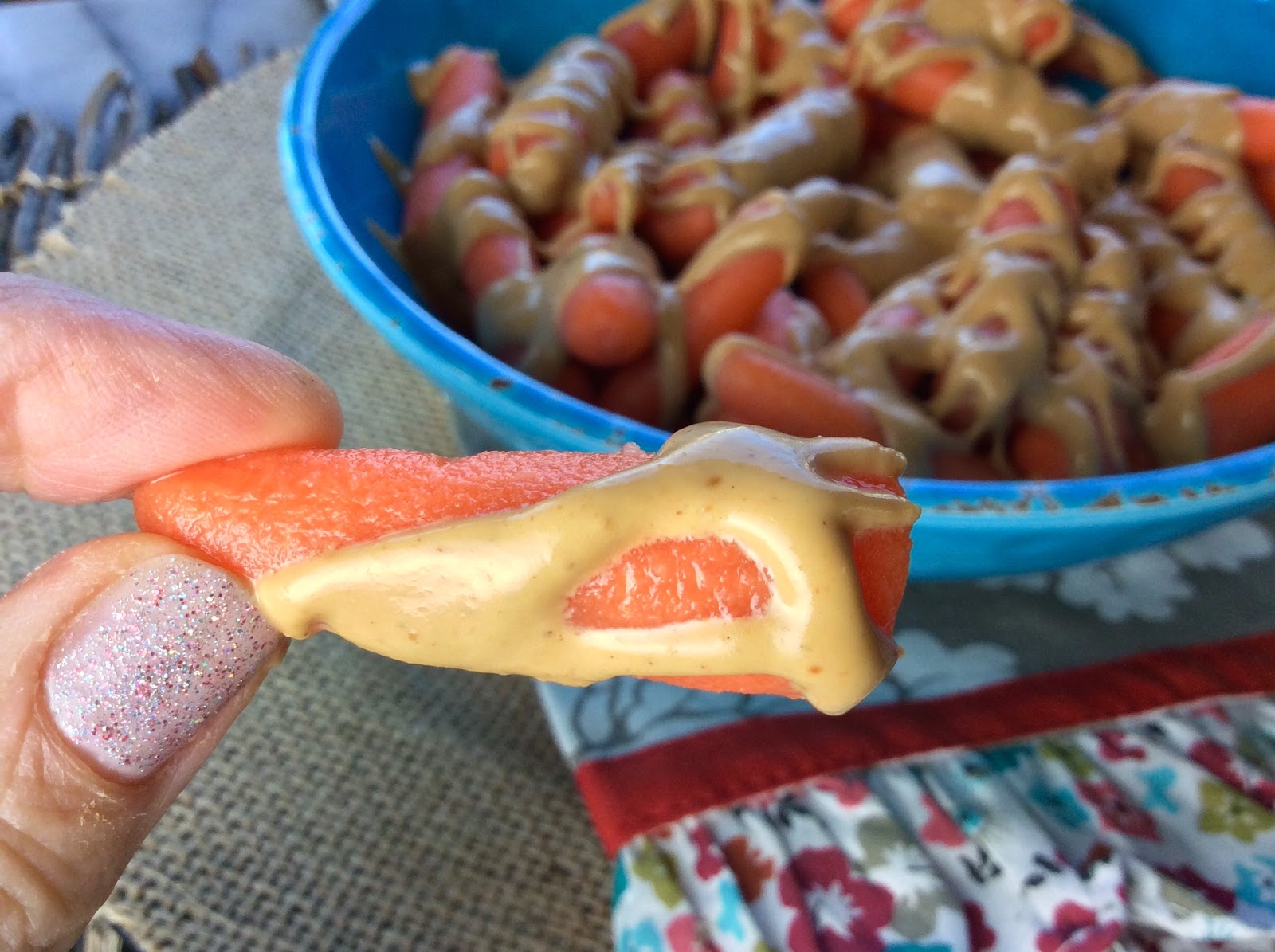 Food Fitness by Paige Peanut Butter Carrots