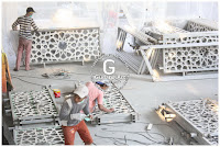 proses produksi ornamen pagar masjid