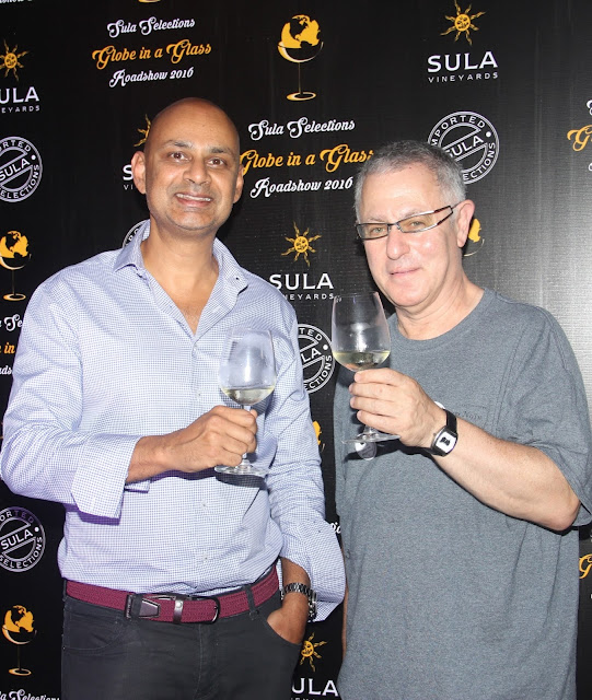 Rajeev Samant, Found and CEO, Sula Vineyards with Robert Joseph, Celebrity International Wine Connoisseur and Winemaker at Sula Selections 'Globe in a Glass' Roadshow 2016 Rajeev Samant, Found and CEO, Sula Vineyards with Robert Joseph, Celebrity International Wine Connoisseur and Winemaker at Sula Selections 'Globe in a Glass' Roadshow 2016