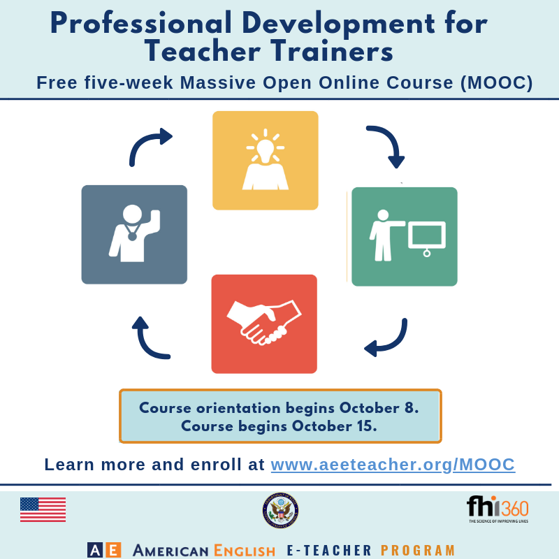 Azhar's Reflections FREE online course " Professional Development for Teacher Trainers" Oct.15