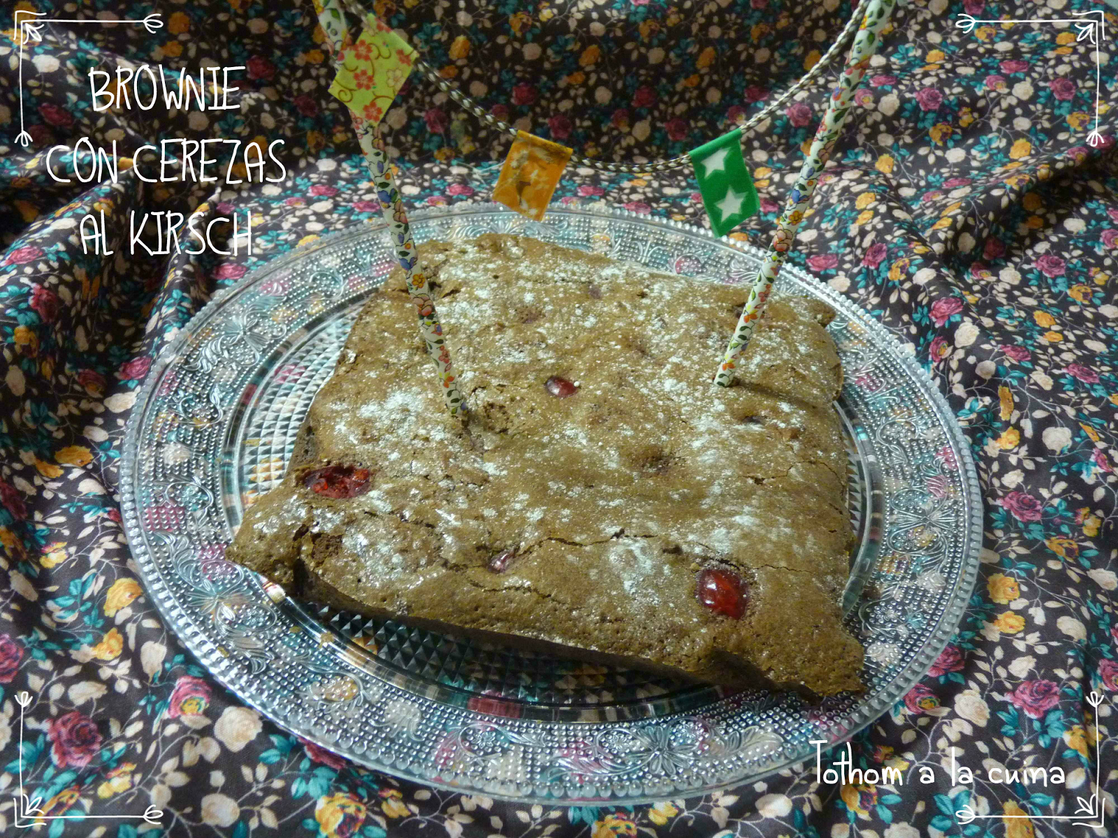 Brownie con cerezas al kirsch - Paperblog Brownie con cerezas al kirsch - Paperblog