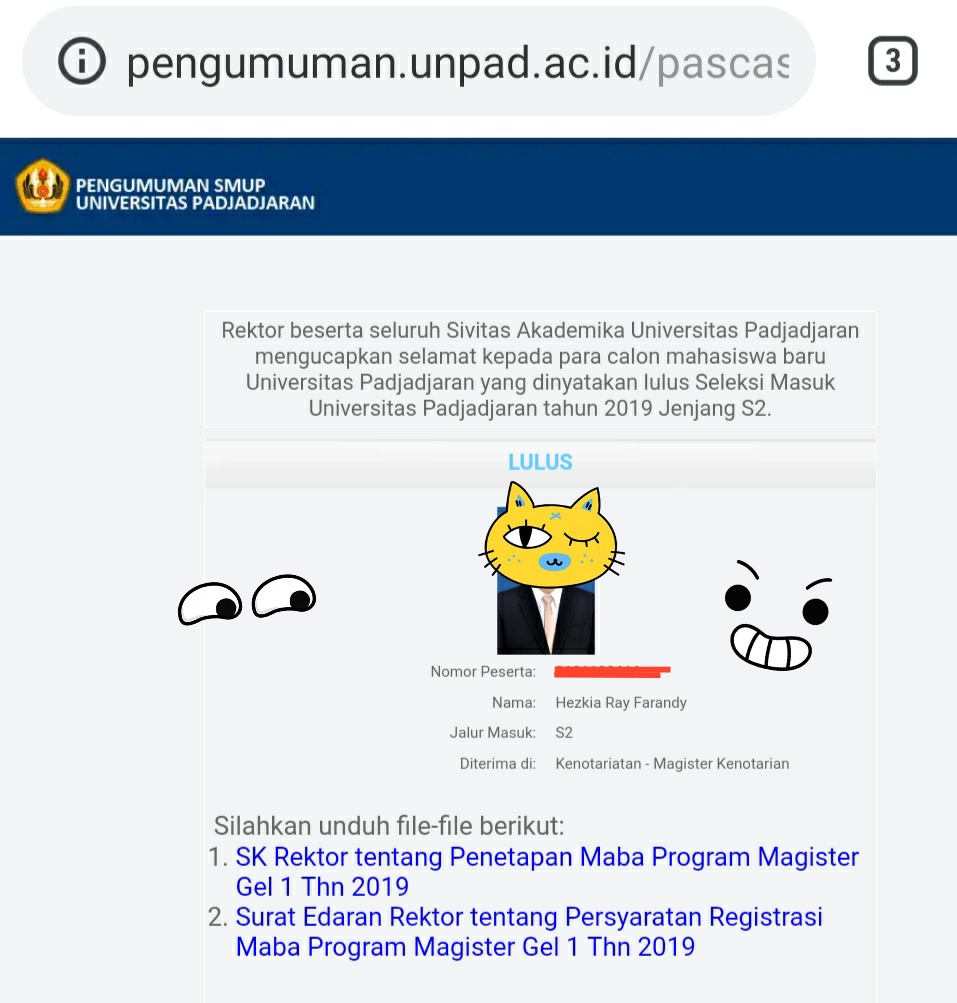 Pengalaman Ikut Saringan Masuk Universitas Padjajaran Smup Unpad