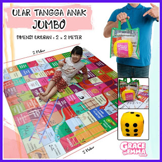 mainan ular tangga jumbo mainan anak ular tangga jumbo