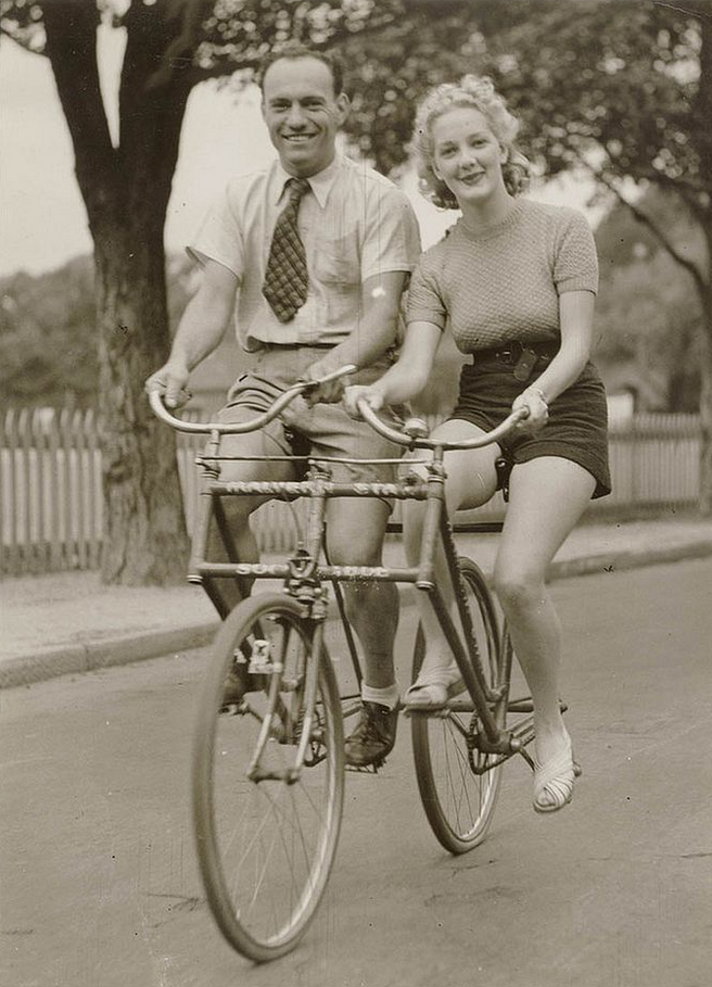 Vélo en ville Le velo tandem partage et convivialité