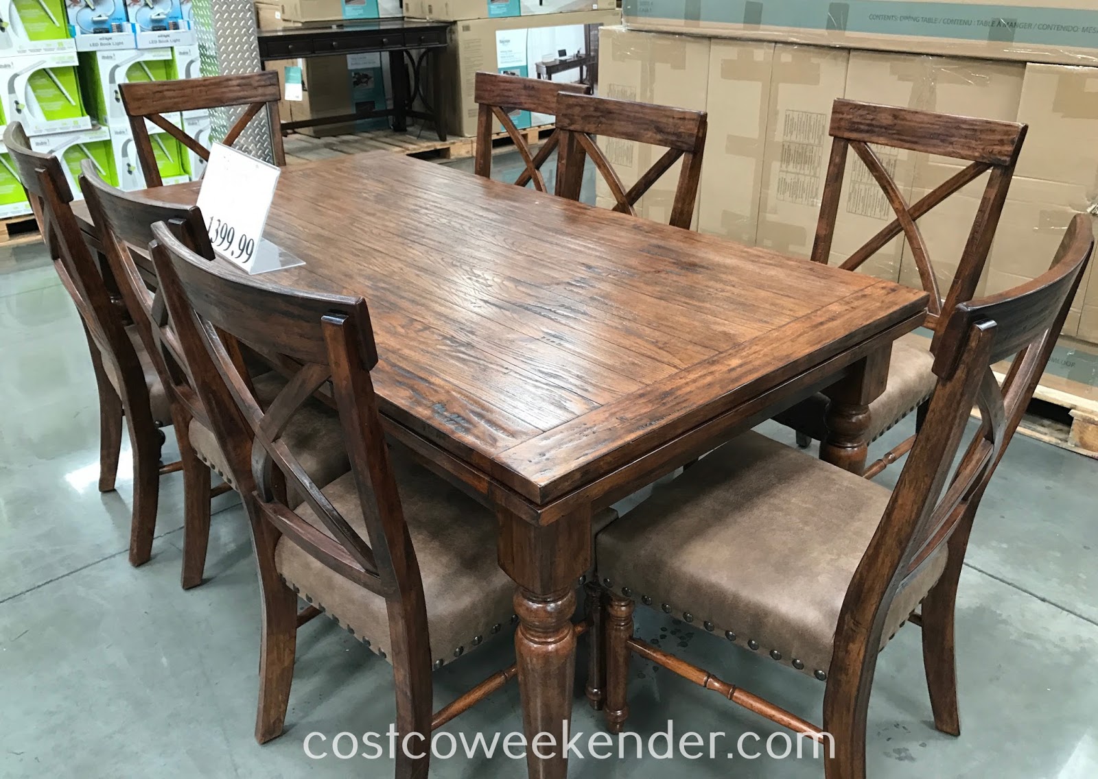 Costco Kitchen Table And Chairs The Table Is Made Of Solid Birch