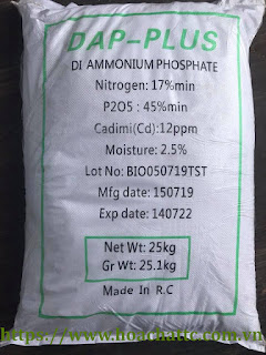 PHÂN BÓN HÓA HỌC DAP - DI AMMONIUM PHOSPHATE (NH4)2HPO4