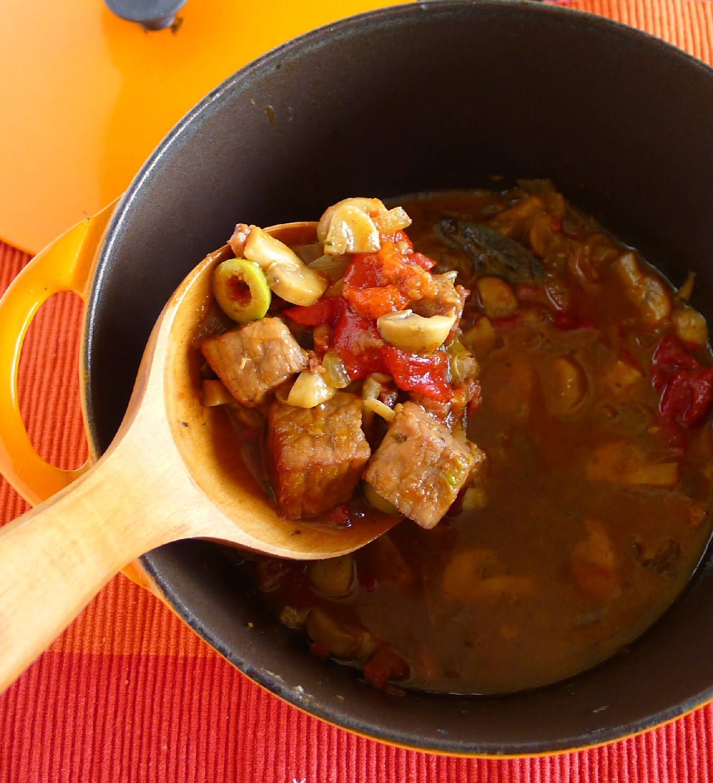 MY KITCHEN IN SPAIN VEAL STEW FOR ONE