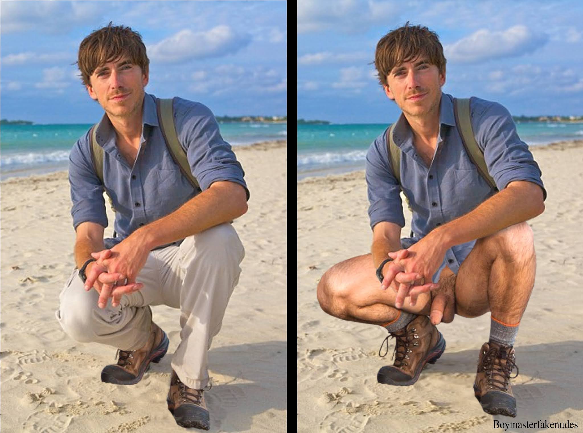 Boymaster Fake Nudes: Simon Reeve , British TV presenter naked 