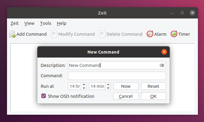 Schedule Commands And Scripts In Linux With Zeit (GUI For Cron And At ...