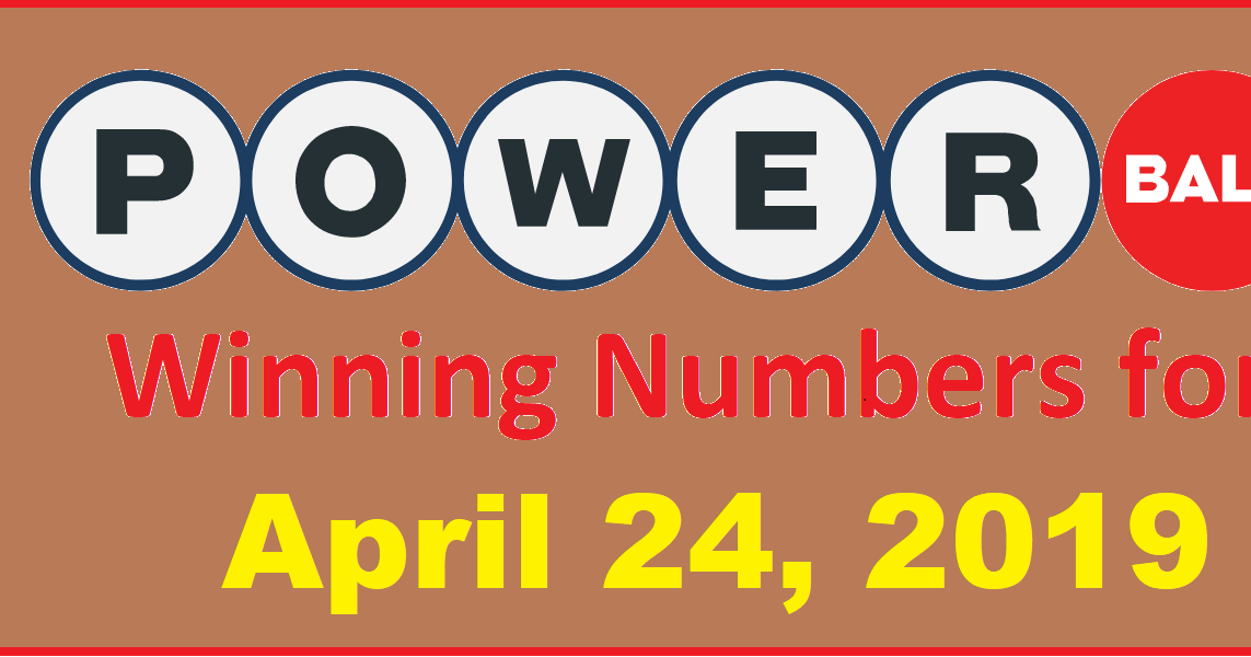 PowerBall Winning Numbers for Wednesday, April 24, 2019